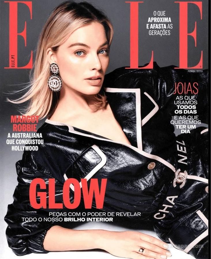 ELLE PORTUGAL magazine side cover  April 2019