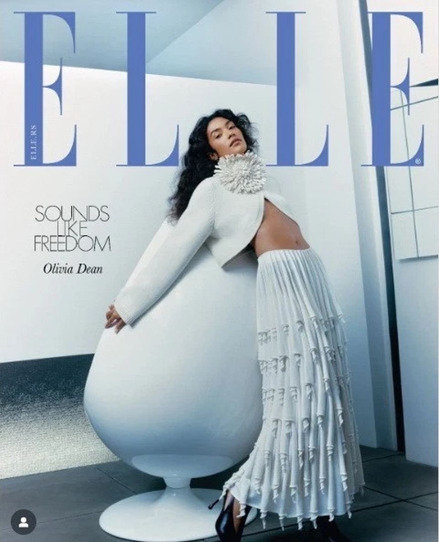 ELLE SERBIA magazine side cover  November 2025
