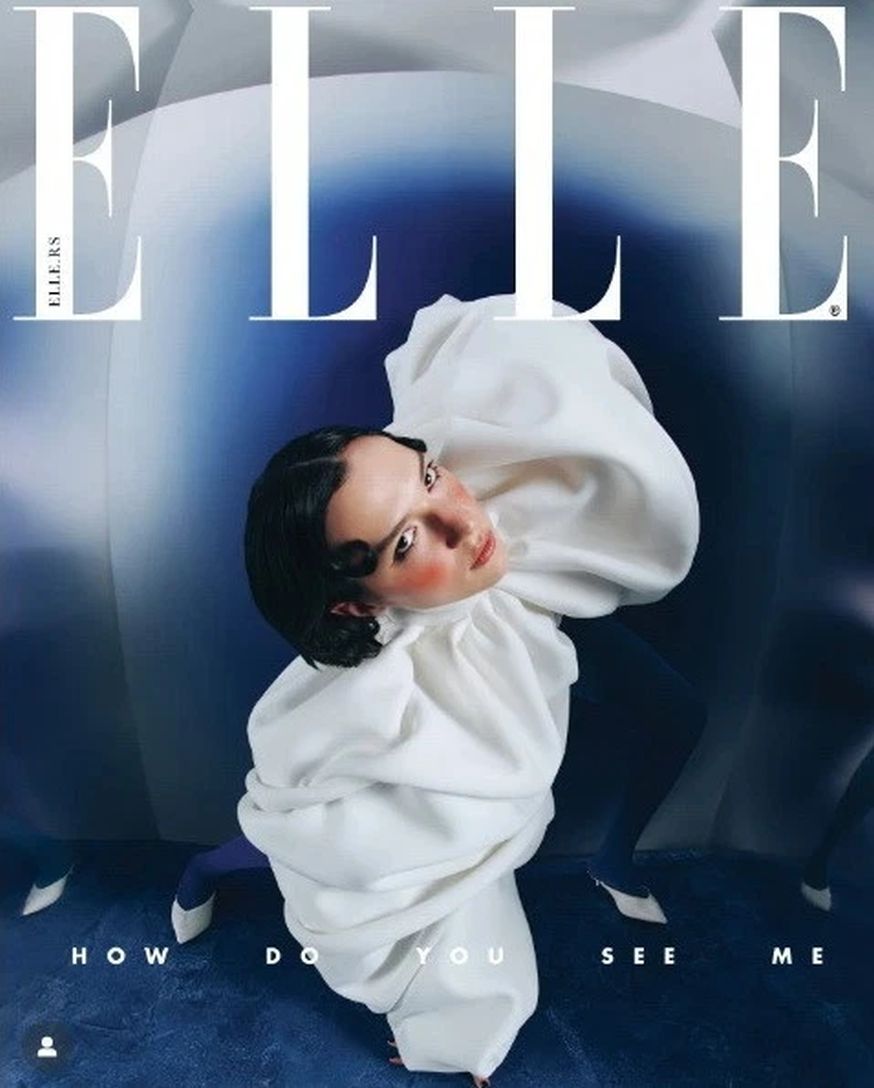 ELLE SERBIA magazine side cover  January 2026