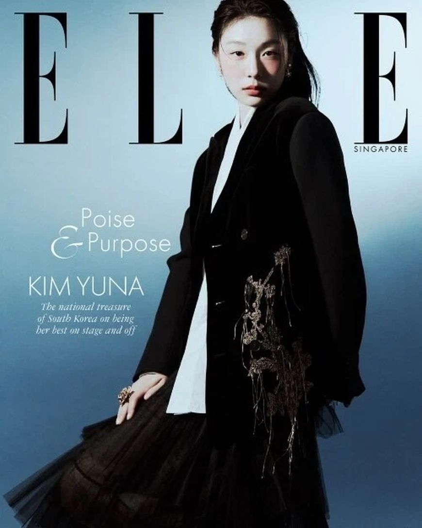 ELLE SINGAPORE magazine side cover  July 2025