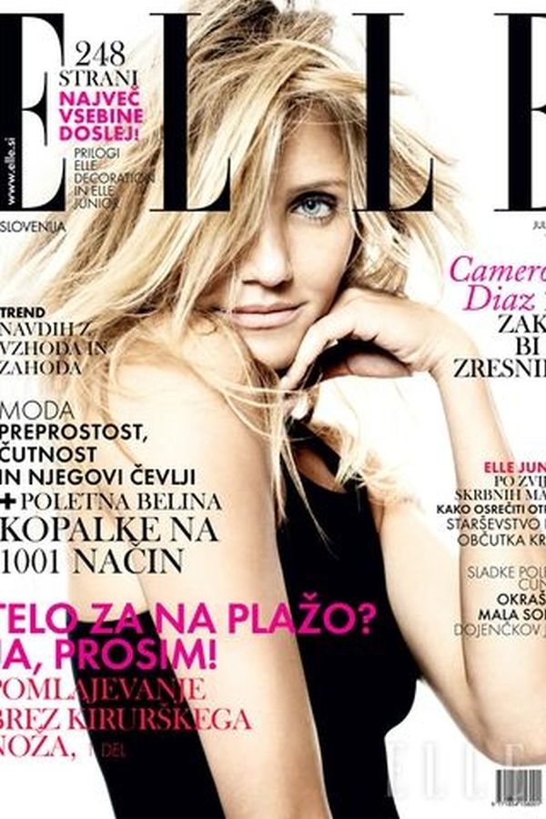 ELLE SLOVENIA magazine side cover  July 2011