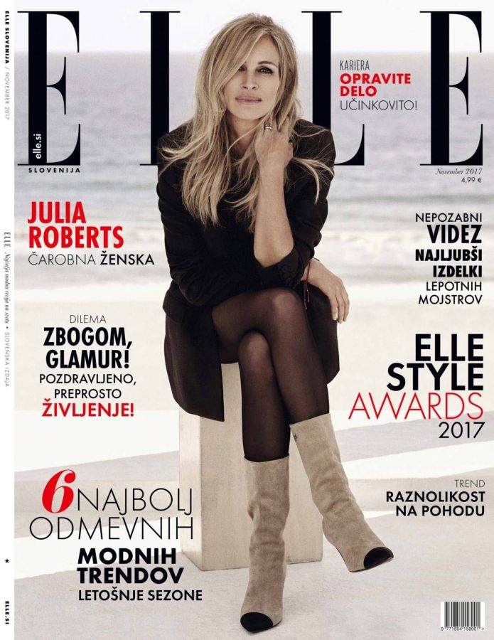 ELLE SLOVENIA magazine side cover  November 2017