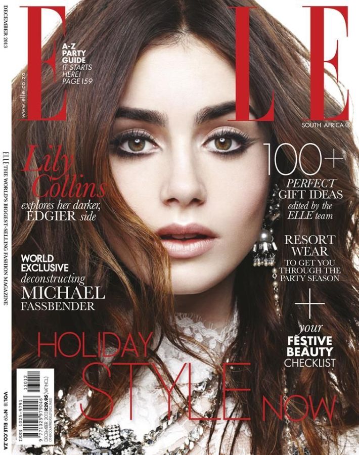 ELLE SOUTH AFRICA magazine side cover  December 2013