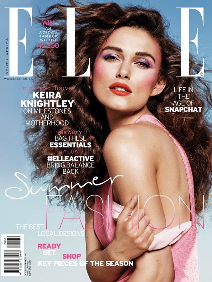 ELLE SOUTH AFRICA magazine side cover  October 2015