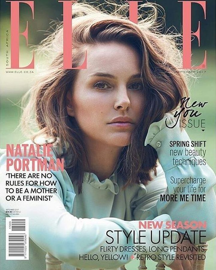 ELLE SOUTH AFRICA magazine side cover  September 2017