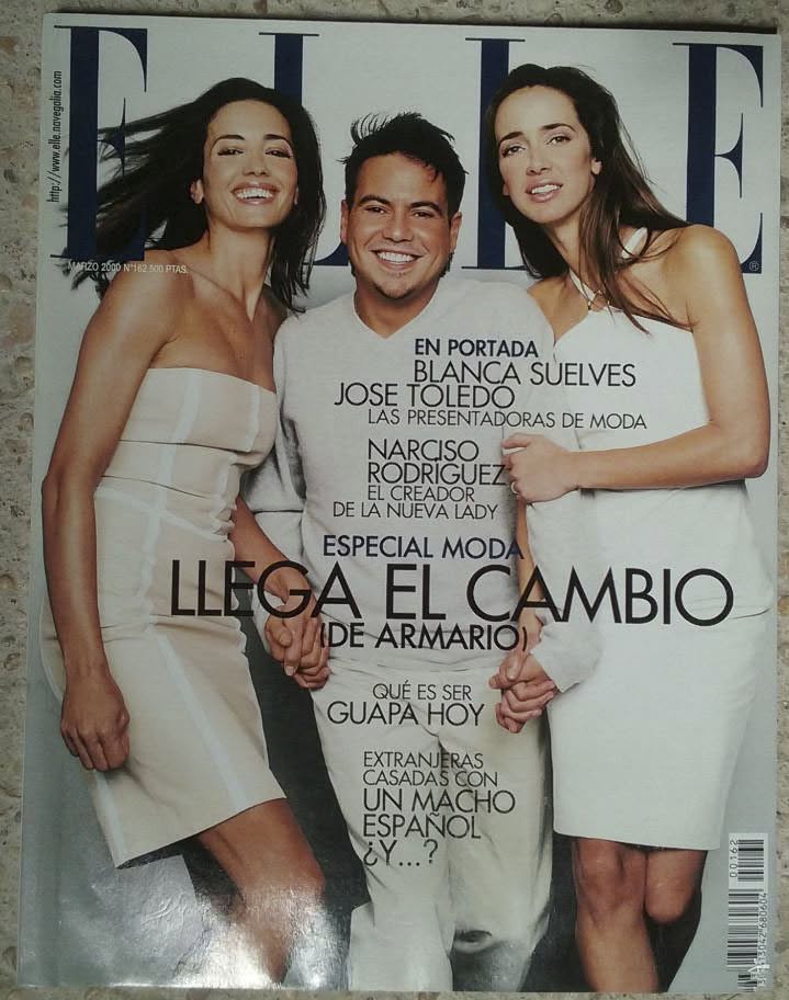 ELLE SPAIN magazine side cover Issue 162  March 2000