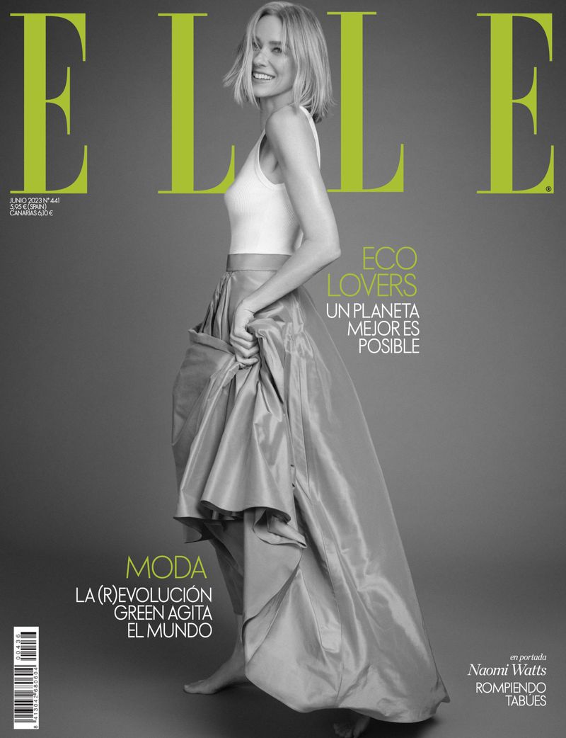 ELLE SPAIN magazine side cover  June 2023