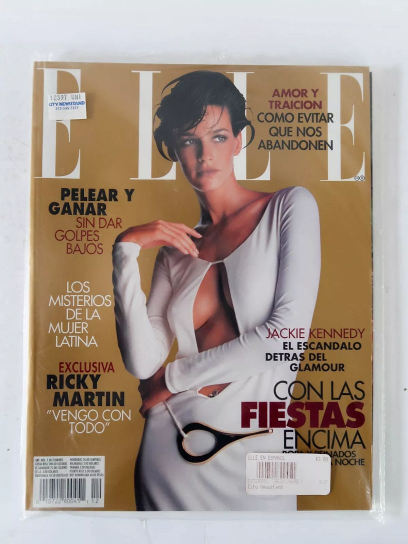 ELLE SPAIN magazine side cover  December 1996