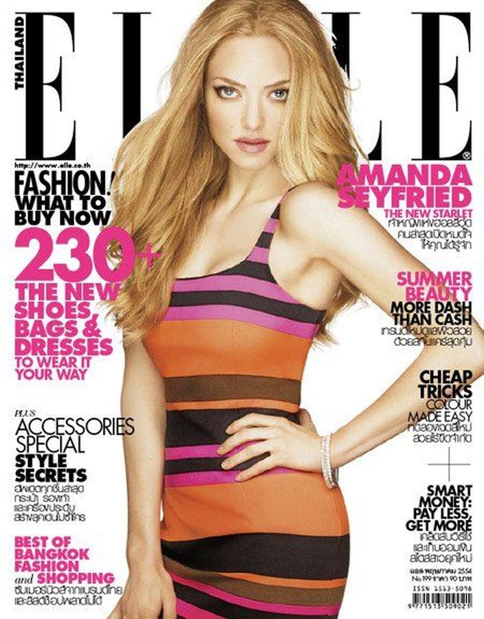 ELLE THAILAND magazine side cover  May 2011