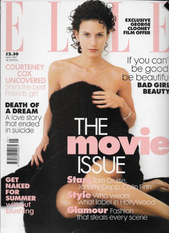 ELLE UK magazine side cover  May 1997