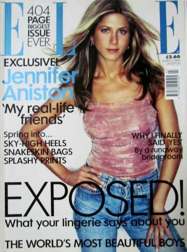 ELLE UK magazine side cover  March 2000