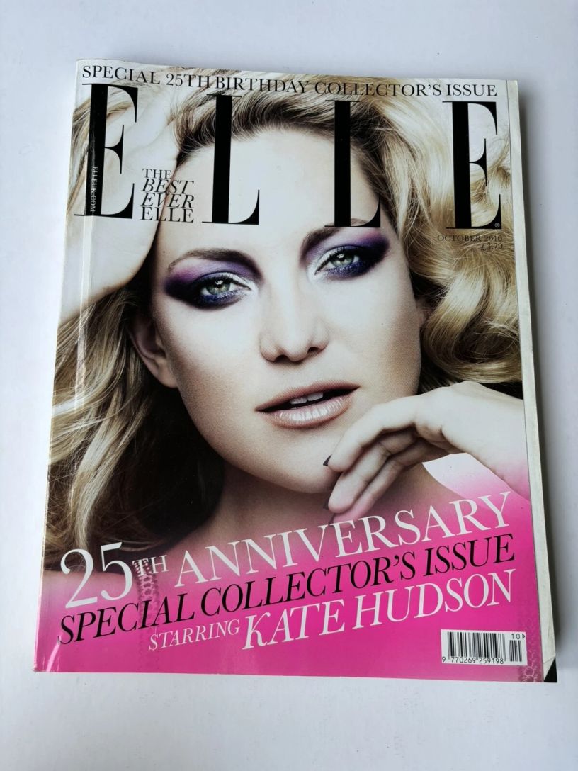 ELLE UK magazine side cover  October 2010