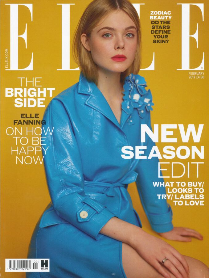 ELLE UK magazine side cover  February 2017