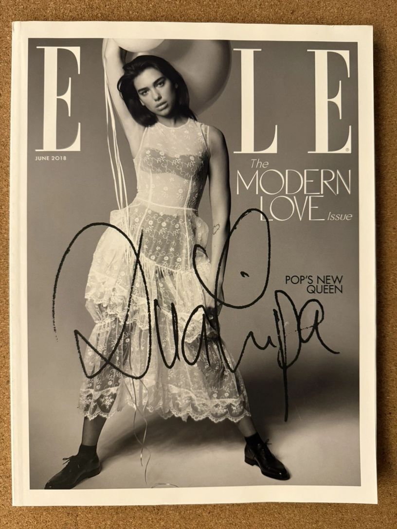 ELLE UK magazine side cover  June 2018