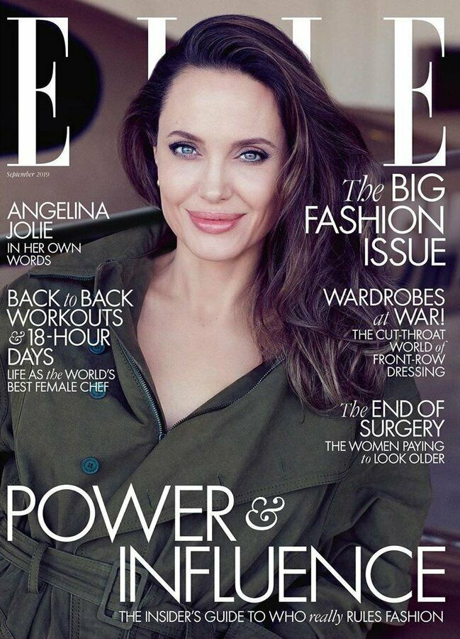 ELLE UK magazine side cover  September 2019