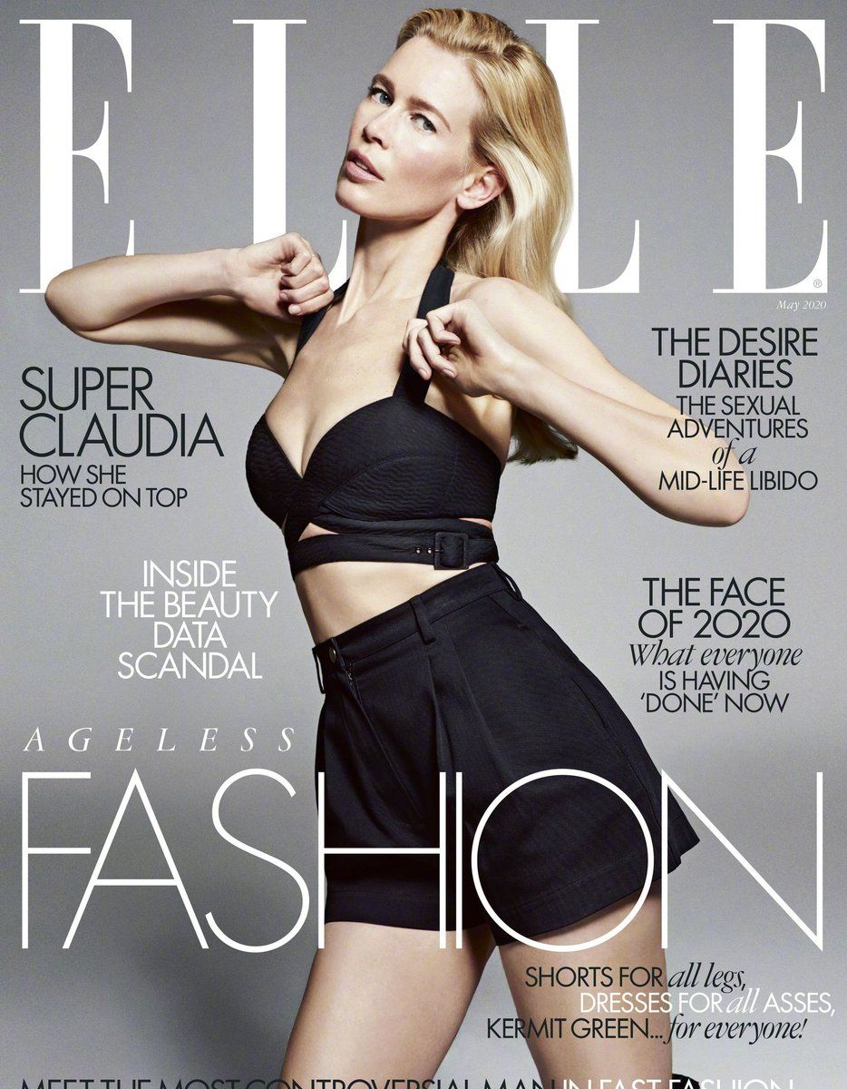 ELLE UK magazine side cover  May 2020