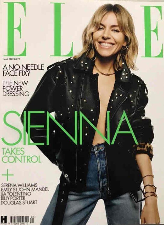 ELLE UK magazine side cover  May 2022
