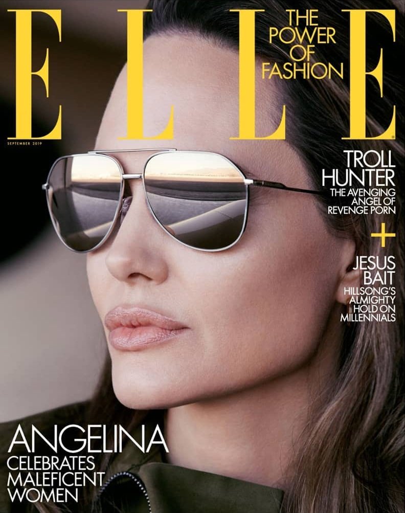 ELLE USA magazine side cover  September 2019
