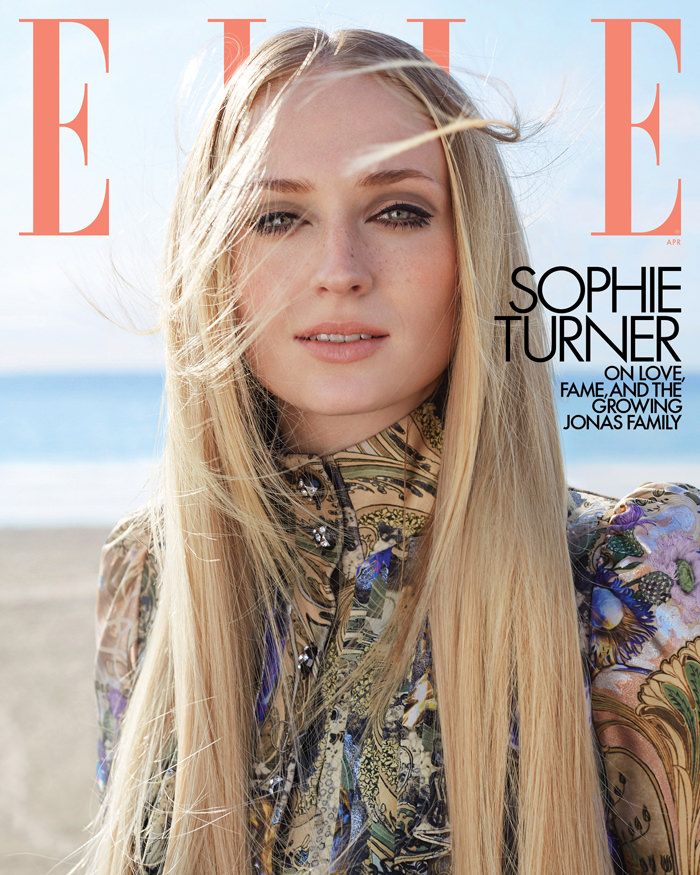 ELLE USA magazine side cover  April 2020
