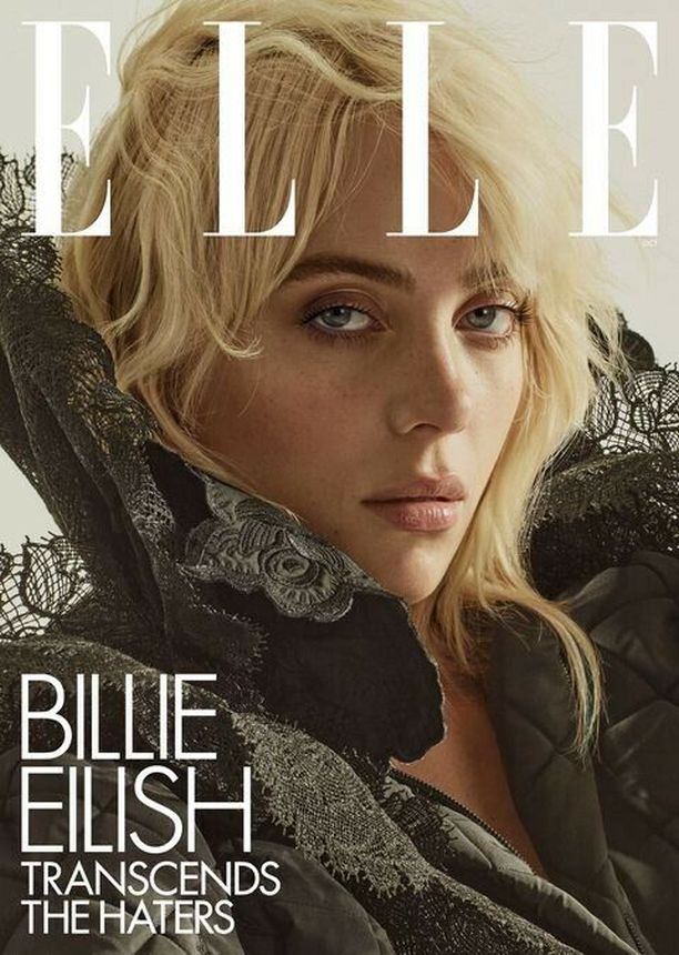 ELLE USA magazine side cover  October 2021