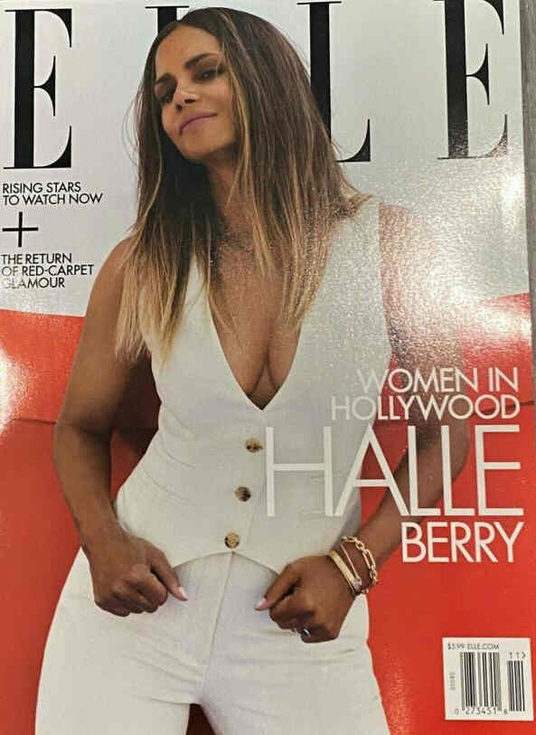 ELLE USA magazine side cover  November 2021