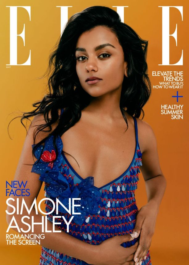 ELLE USA magazine side cover  May 2022