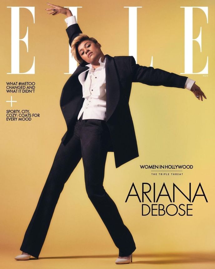 ELLE USA magazine side cover  November 2022