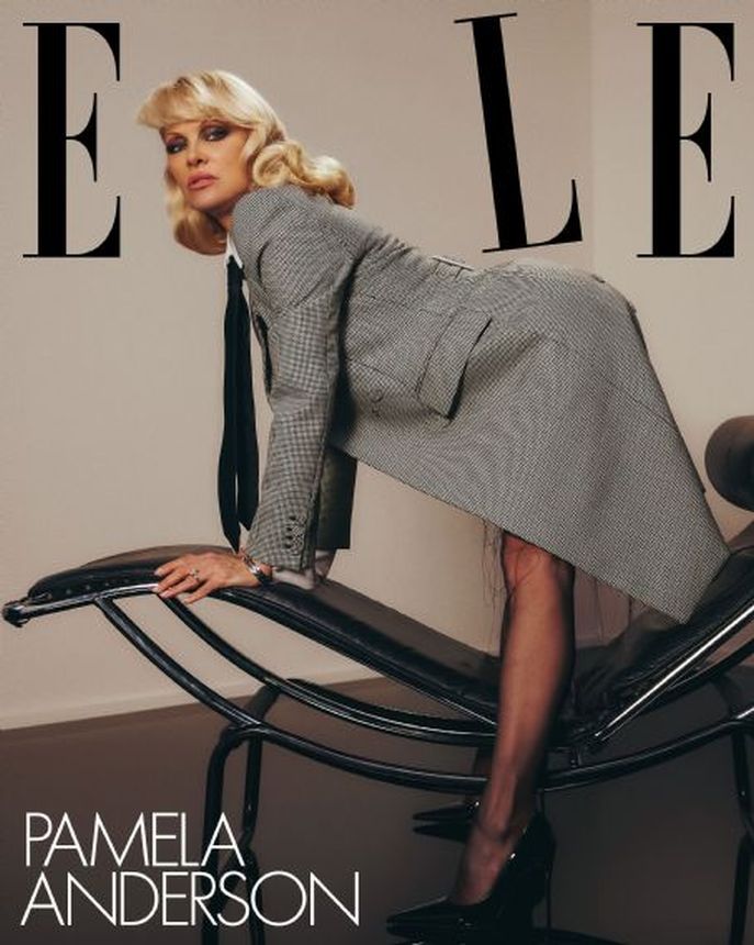 ELLE USA magazine side cover  February 2025