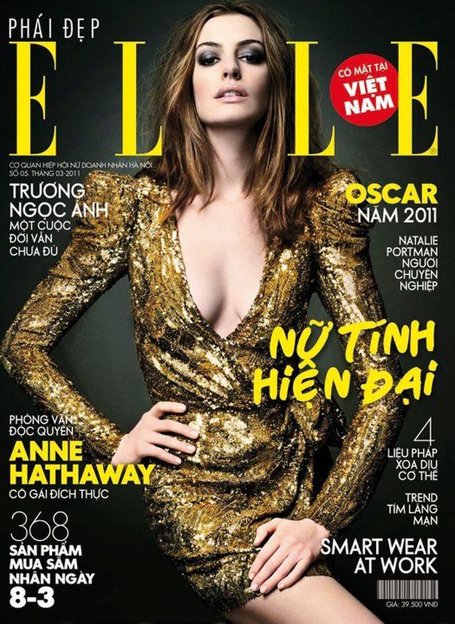 ELLE VIETNAM magazine side cover  March 2011