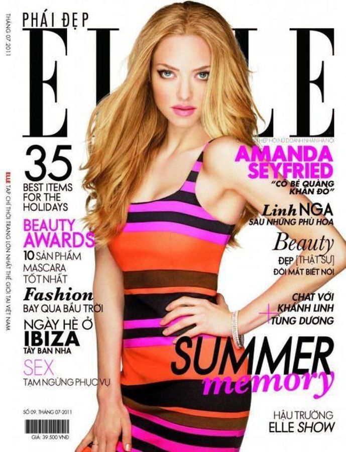ELLE VIETNAM magazine side cover  July 2011