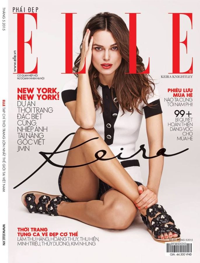 ELLE VIETNAM magazine side cover  May 2015