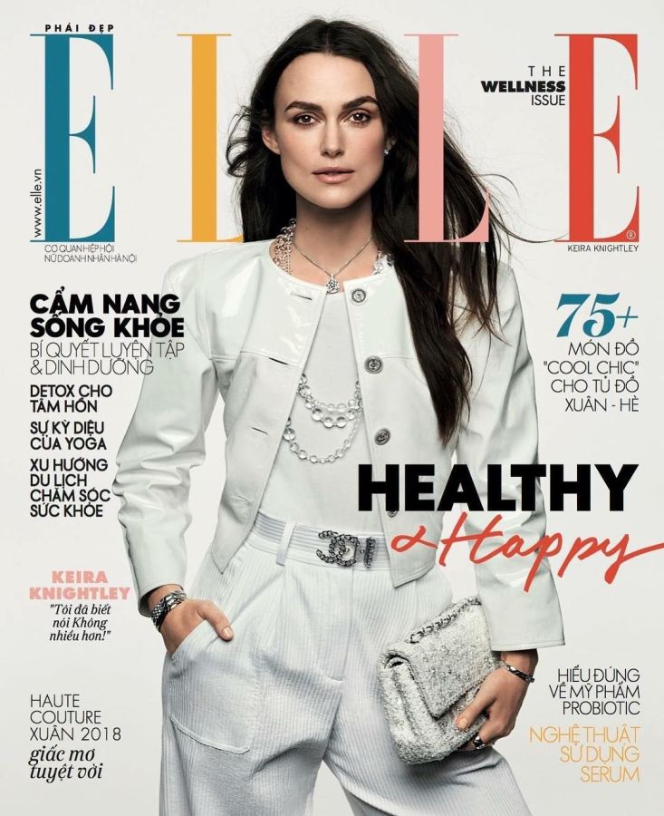 ELLE VIETNAM magazine side cover  April 2018