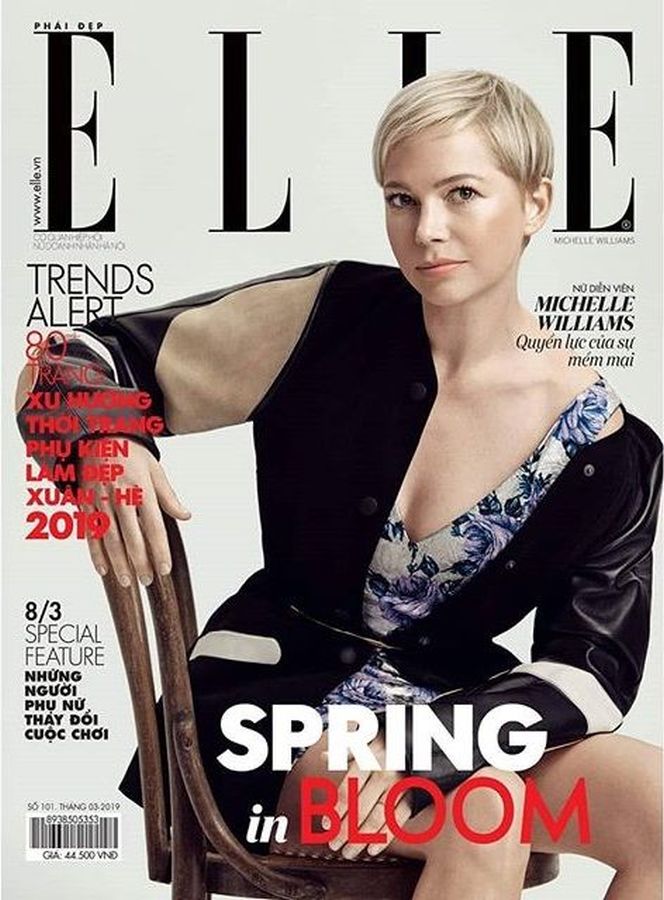 ELLE VIETNAM magazine side cover  March 2019