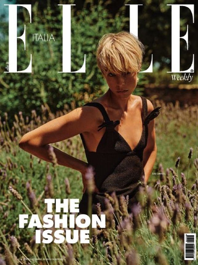 ELLE ITALY magazine side cover 18 September 2024