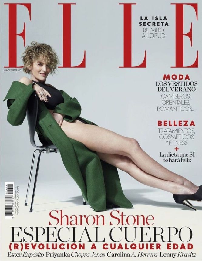 ELLE SPAIN magazine side cover  May 2021