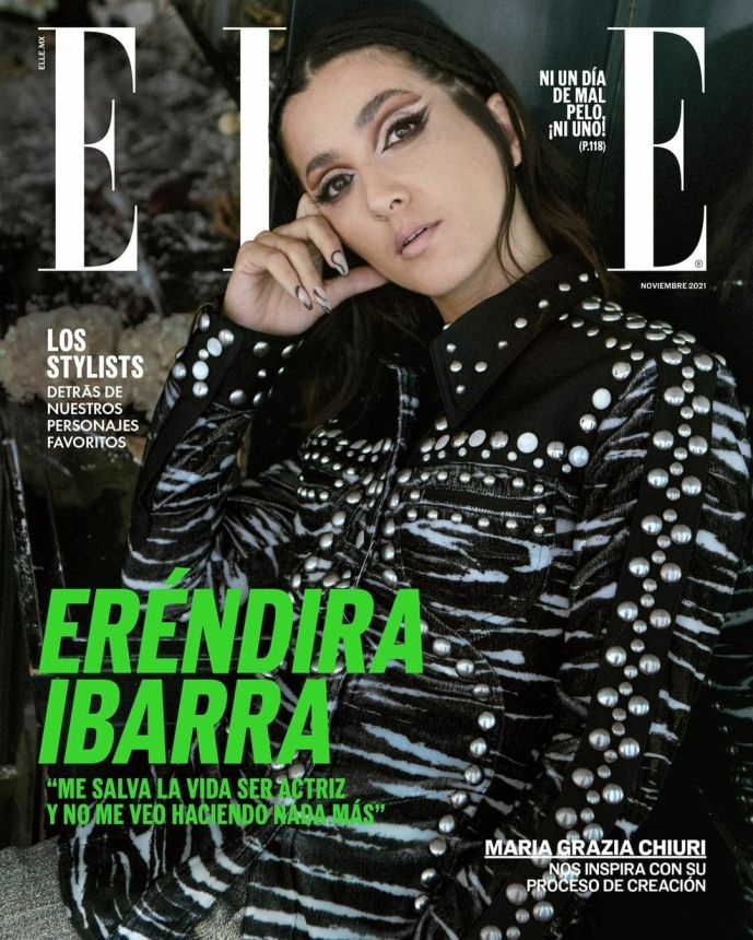 ELLE MEXICO magazine side cover  November 2021