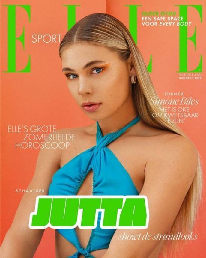 ELLE NETHERLANDS magazine side cover  June 2022