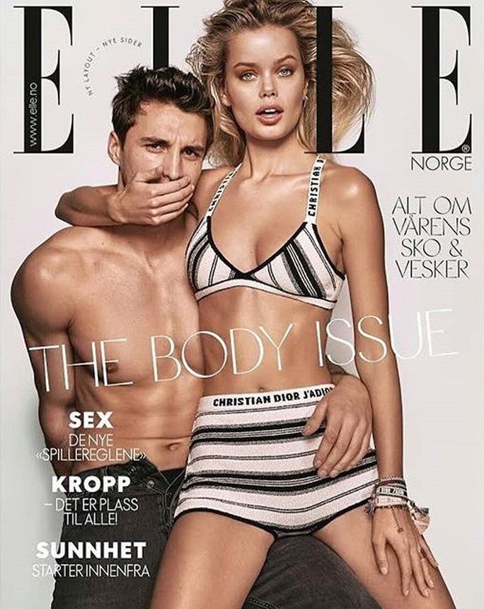 ELLE NORWAY magazine side cover  May 2019