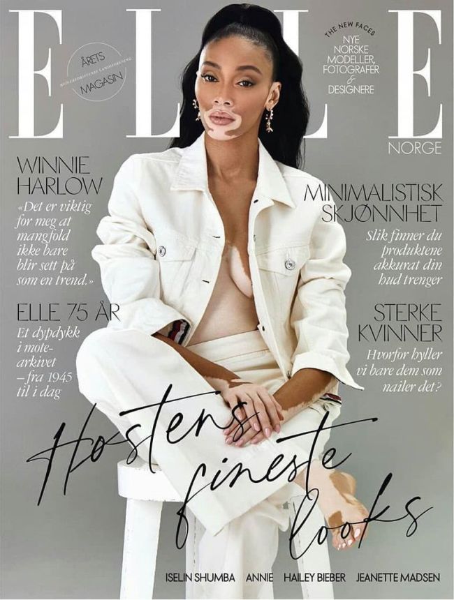 ELLE NORWAY magazine side cover  October 2020