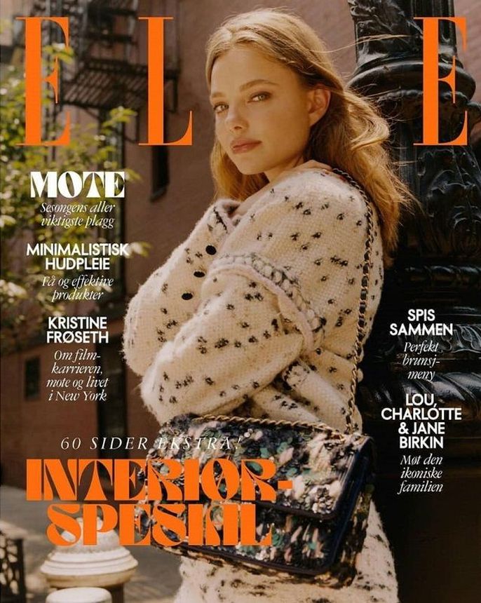 ELLE NORWAY magazine side cover  November 2021
