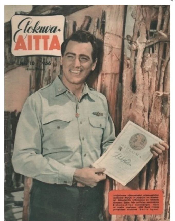 ELOKUVA-AITTA magazine side cover Issue 10   1956