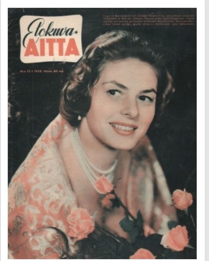 ELOKUVA-AITTA magazine side cover Issue 15   1958