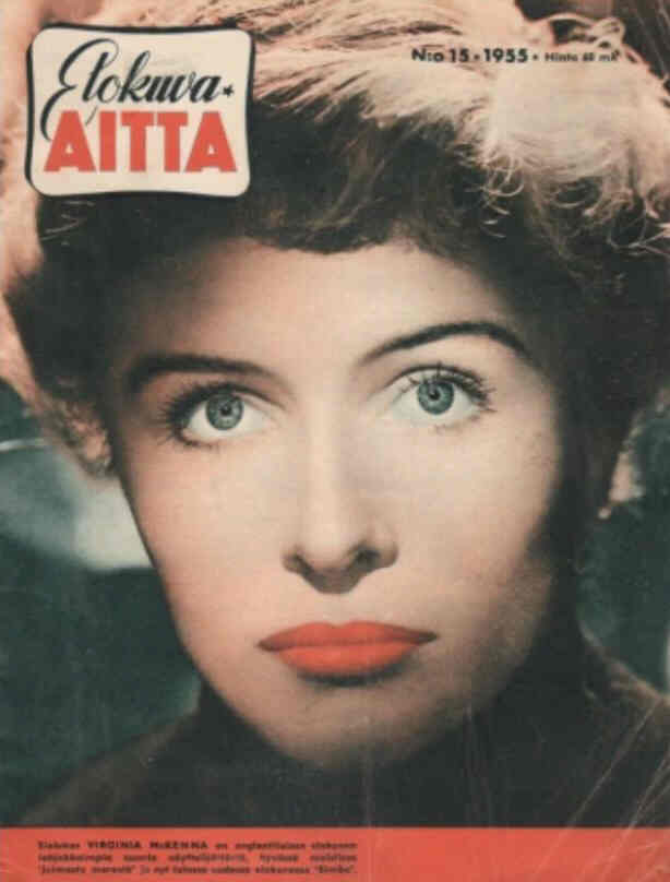ELOKUVA-AITTA magazine side cover Issue 15   1955