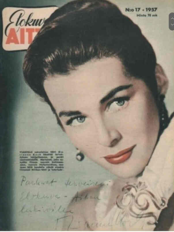 ELOKUVA-AITTA magazine side cover Issue 17   1957