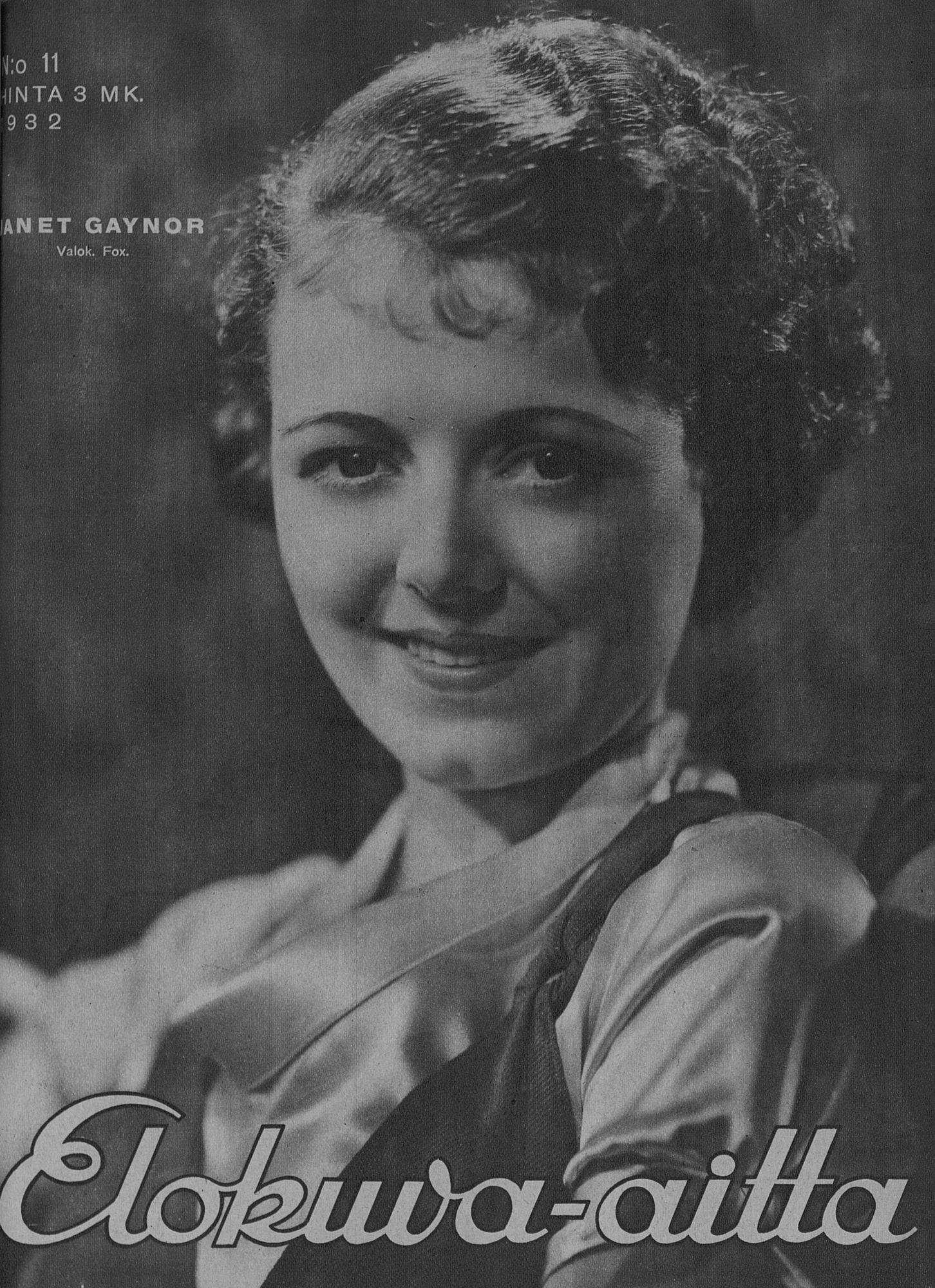 ELOKUVA-AITTA magazine side cover Issue 11  1932