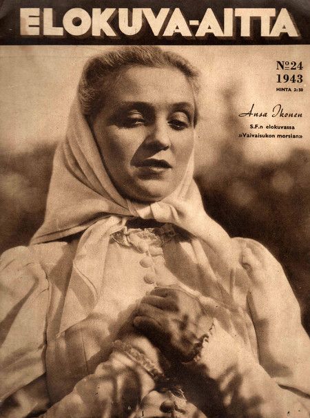 ELOKUVA-AITTA magazine side cover Issue 24  1943