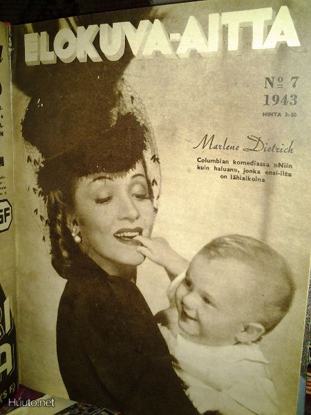 ELOKUVA-AITTA magazine side cover Issue 7  1943