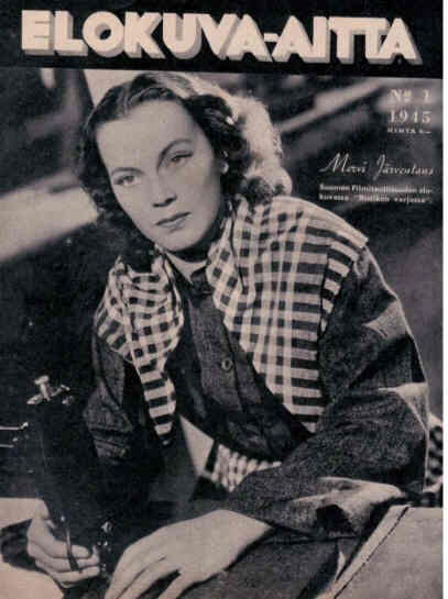 ELOKUVA-AITTA magazine side cover Issue 1  1945