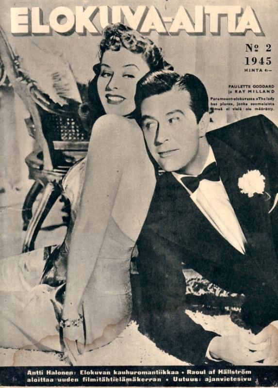 ELOKUVA-AITTA magazine side cover Issue 2  1945