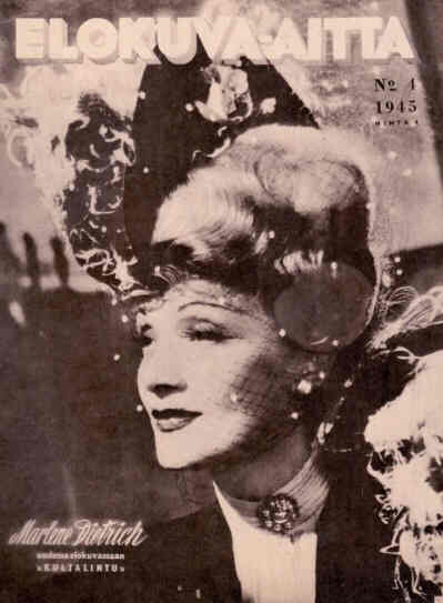 ELOKUVA-AITTA magazine side cover Issue 4  1945